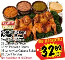 Superior Grocers Split Chicken Family Meal offer