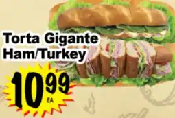 Superior Grocers Torta Gigante Ham/Turkey offer