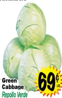 Superior Grocers Green Cabbage offer