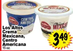 Superior Grocers Los Altos Crema Mexicana, Centro Americana offer