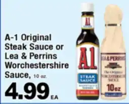 Superior Grocers A-1 Original Steak Sauce or Lea & Perrins Worcestershire Sauce offer