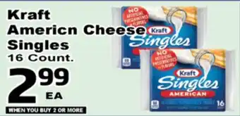 Superior Grocers Kraft American Cheese Singles offer