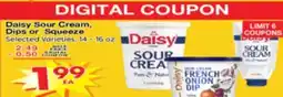 Superior Grocers Daisy Sour Cream, Dips or Squeeze offer