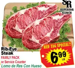 Superior Grocers Rib-Eye Steak offer