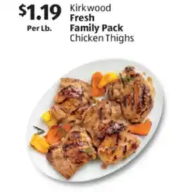 Aldi Kirkwood Fresh Family Pack Chicken Thighs offer