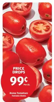 Aldi Roma Tomatoes offer