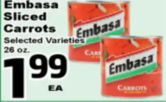 Superior Grocers Embasa Sliced Carrots offer
