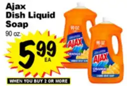 Superior Grocers Ajax Dish Liquid Soap offer
