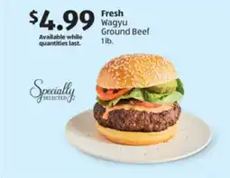 Aldi Fresh Wagyu Ground Beef offer
