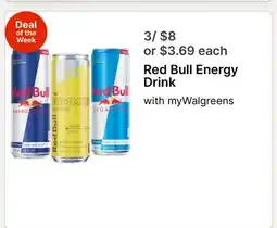 Walgreens Red Bull Energy Drink offer