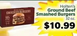 Living Fresh Market Holten's Ground Beef Smashed Burgers offer