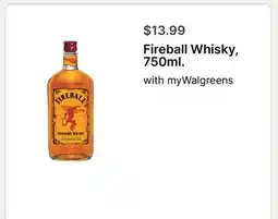 Walgreens Fireball Whisky offer