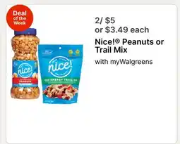 Walgreens Nice! Peanuts or Trail Mix offer