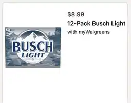Walgreens 12-Pack Busch Light offer