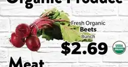 Living Fresh Market Fresh Organic Beets Bunch offer