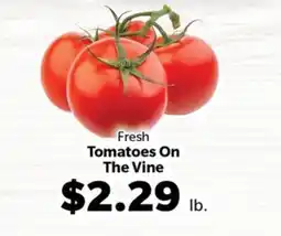 Living Fresh Market Fresh Tomatoes On The Vine offer