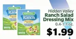Living Fresh Market Hidden Valley Ranch Salad Dressing Mix offer