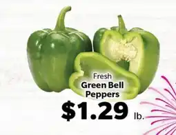 Living Fresh Market Fresh Green Bell Peppers offer