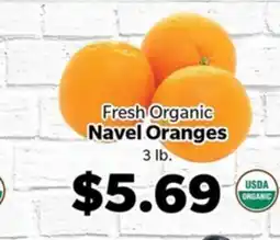 Living Fresh Market Fresh Organic Navel Oranges offer