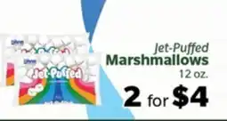 Living Fresh Market Jet-Puffed Marshmallows offer