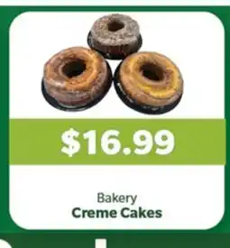 Living Fresh Market Bakery Creme Cakes offer