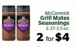 Living Fresh Market McCormick Grill Mates Seasonings offer