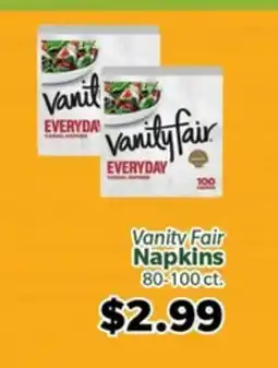 Living Fresh Market Vanity Fair Napkins offer