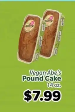 Living Fresh Market Vegan Abe's Pound Cake offer