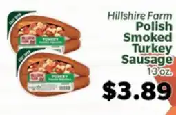 Living Fresh Market Hillshire Farm Polish Smoked Turkey Sausage offer
