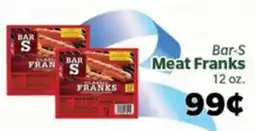 Living Fresh Market Bar-S Meat Franks offer