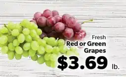 Living Fresh Market Fresh Red or Green Grapes offer