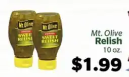 Living Fresh Market Mt. Olive Relish offer