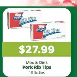 Living Fresh Market Moo & Oink Pork Rib Tips offer