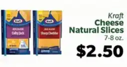 Living Fresh Market Kraft Cheese Natural Slices offer