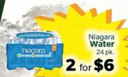 Living Fresh Market Niagara Water offer