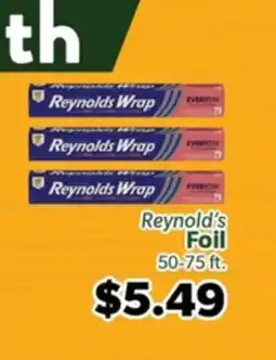 Living Fresh Market Reynold's Foil offer