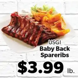 Living Fresh Market USGI Baby Back Spareribs offer