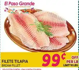 El Paso Grande FILETE TILAPIA offer