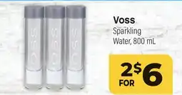 Tony’s Fresh Market Voss Sparkling Water offer
