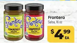 Tony’s Fresh Market Frontera Salsa offer