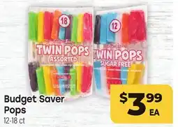 Tony’s Fresh Market Budget Saver Pops offer