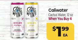 Tony’s Fresh Market Caliwater Cactus Water offer