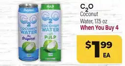 Tony’s Fresh Market C2O Coconut Water offer