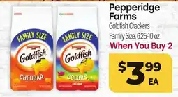 Tony’s Fresh Market Pepperidge Farms Goldfish Crackers offer