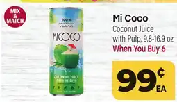 Tony’s Fresh Market Mi Coco Coconut Juice with Pulp offer