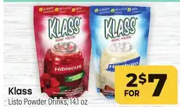 Tony’s Fresh Market Klass Listo Powder Drinks offer