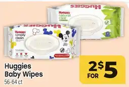 Tony’s Fresh Market Huggies Baby Wipes offer
