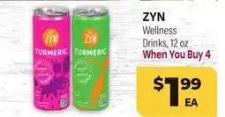Tony’s Fresh Market ZYN Wellness Drinks offer