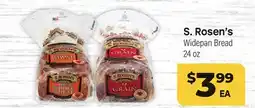 Tony’s Fresh Market S. Rosen's Widepan Bread offer
