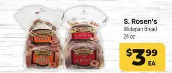 Tony’s Fresh Market S. Rosen's Widepan Bread offer